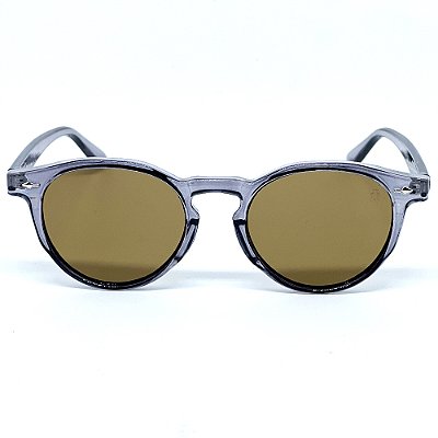 ÓCULOS DE SOL MALIBU 2.0 - AZUL CLEAR COM MARROM