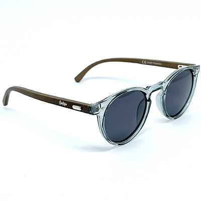 ÓCULOS DE SOL MALIBU WOOD POLARIZADO - CRISTAL COM HASTE ESCURA