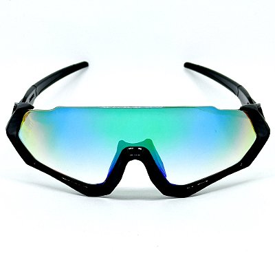 ÓCULOS DE SOL ESPORTIVO SPACE - PRETO COM CAMALEÃO