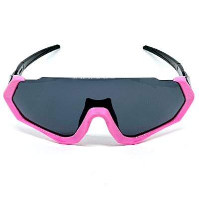 ÓCULOS DE SOL ESPORTIVO SPACE - PRETO COM ROSA