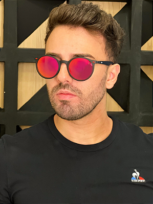 ÓCULOS DE SOL  NAPOLI - VERMELHO ESPELHADO