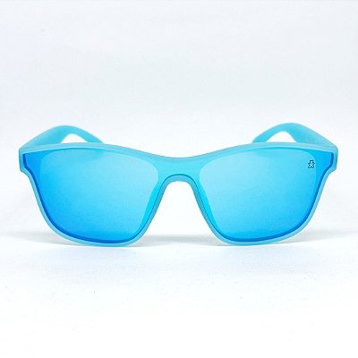 ÓCULOS DE SOL ESPORTIVO POLARIZADO BOSS - AZUL ESPELHADO