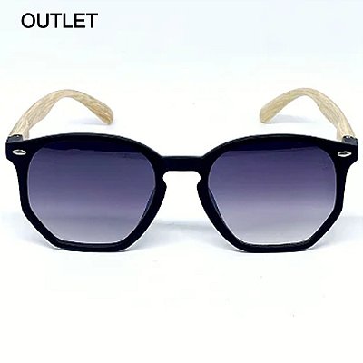 ÓCULOS IPANEMA WOOD PRETO DEGRADÊ OUTLET (Pequenas Avarias)