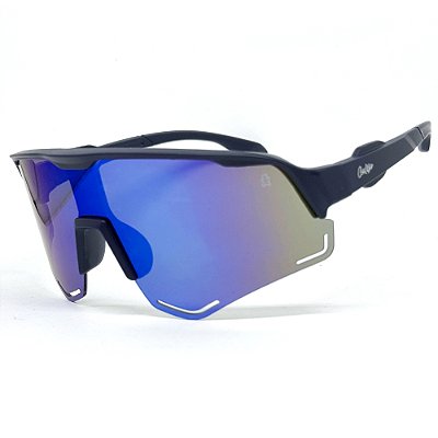 ÓCULOS DE SOL ESPORTIVO STORM - AZUL MARINHO COM AZUL ESPELHADO