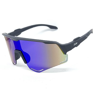 ÓCULOS DE SOL ESPORTIVO STORM - CINZA COM CAMALEÃO ESPELHADO