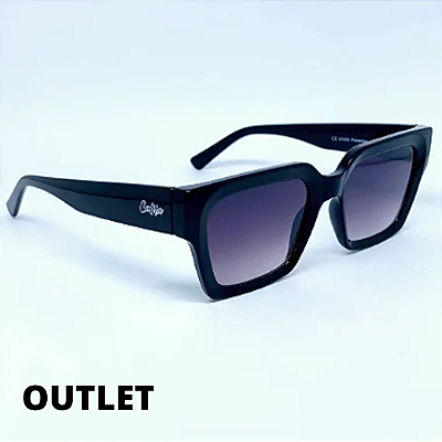 ÓCULOS MILÃO PRETO DEGRADE OUTLET (Pequenas Avarias)
