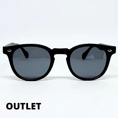 ÓCULOS TORONTO PRETO BRILHANTE OUTLET (Pequenas Avarias)