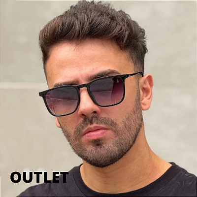 ÓCULOS JORN PRETO BRILHANTE DEGRADÊ OUTLET (Pequenas Avarias)