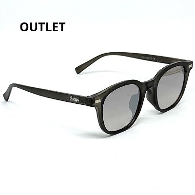OUTLET ÓCULOS DE SOL DALLAS - FUMÊ COM PRATA ESPELHADO
