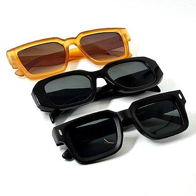 KIT 3 ÓCULOS DE SOL RETRÔ