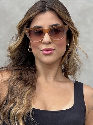 Óculos de Sol Laura - Laranja Degradê