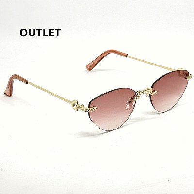 OUTLET ÓCULOS DE SOL LIZ ROSA DEGRADÊ (pequenas avarias)