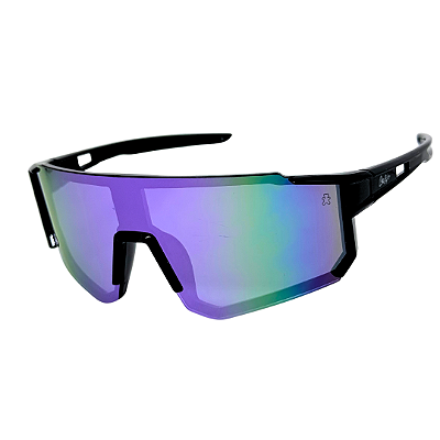 ÓCULOS DE SOL ESPORTIVO ICE - PRETO C/ ROXO
