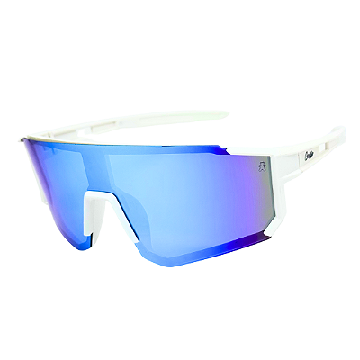 ÓCULOS DE SOL ESPORTIVO ICE - BRANCO C/ AZUL BEBÊ