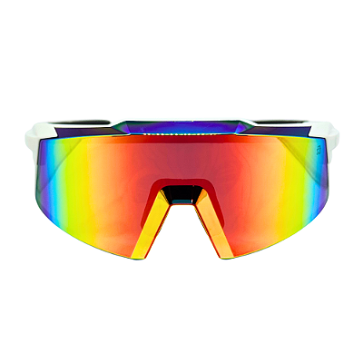 Óculos de Sol Esportivo Blitz - Branco c/ Colorido