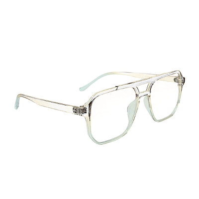 Óculos Aviador Monaco - Cristal  (Anti Blue)