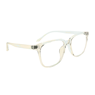 Óculos Quadrado Ely - Cristal (Anti Blue)