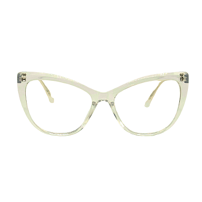 Óculos Gatinho Lays - Cristal (Anti Blue)