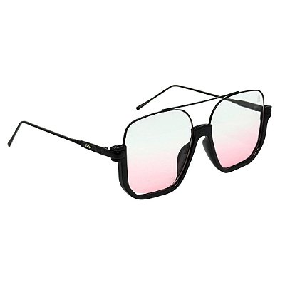 ÓCULOS DE SOL LUNA - ROSA DEGRADÊ C/ PRETO