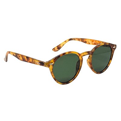 ÓCULOS DE SOL CALI - ANIMAL PRINT COM VERDE