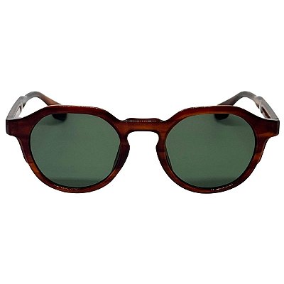 ÓCULOS DE SOL TULUM - MARROM COM VERDE