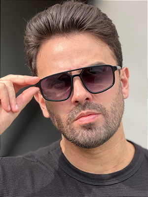 Óculos de Sol Aviador Urban - Preto Degradê