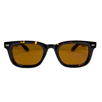 Óculos de Sol Retrô Frame - Animal Print