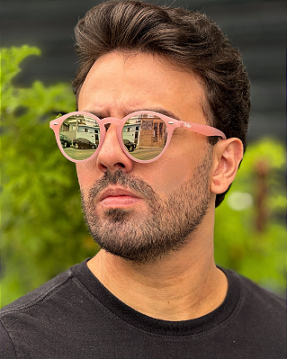 ÓCULOS DE SOL CALI - ROSA ESPELHADO