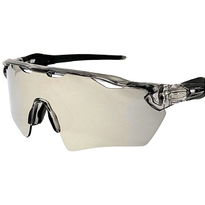 Óculos de Sol Esportivo Speed - Fumê C/ Prata Espelhado