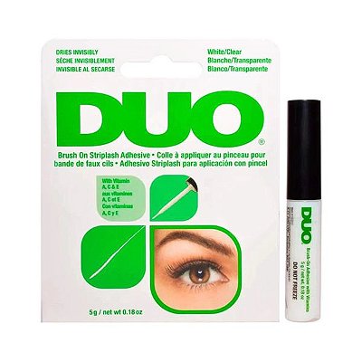 Cola Para Cílios Transparente Verde - Duo