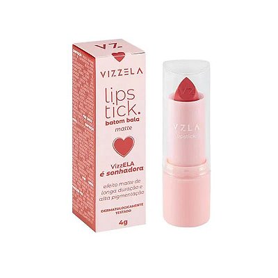 Batom Bala Matte Lips Tick - Vizzela