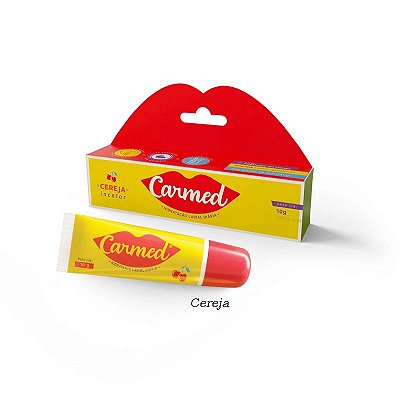 Hidratante Labial  Efeito Gloss 10g - Carmed Cereja  VAL 10/25