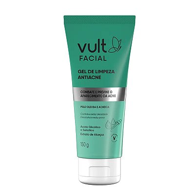 Gel De Limpeza Facial Antiacne 150G - Vult