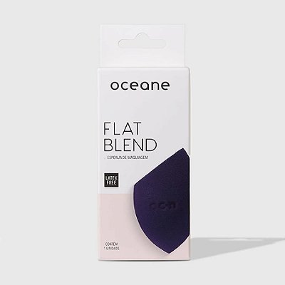 Esponja De Maquiagem Flat Blend Roxo - Oceane