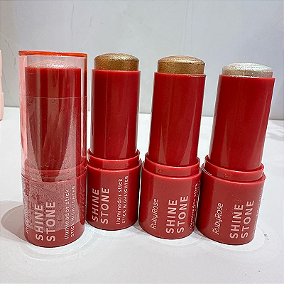Iluminador Stick Shine Stone Linha Rosa - Ruby Rose
