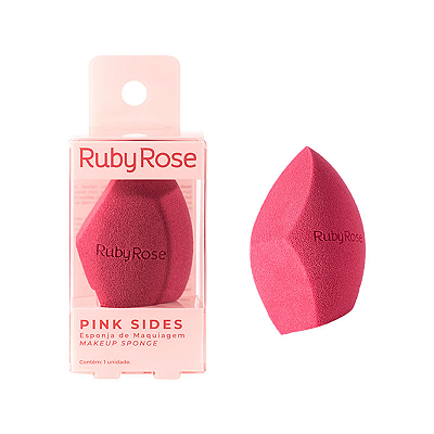 Esponja De Maquiagem Pink Sides Linha Rosa - Ruby Rose