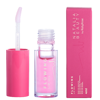 Lip Oil Flowing 4ML Natalia Beauty - Ruby Rose