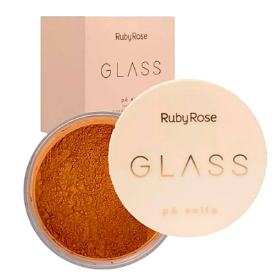 Pó Solto Glass 15G - Ruby Rose