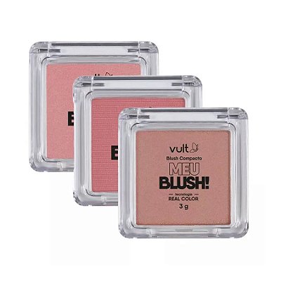 Blush compacto Meu Blush! 3g - Vult