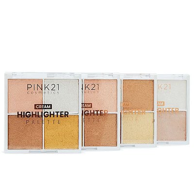 Paleta De Iluminadores Cream Highlighter - PINK 21