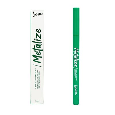 Caneta Delineadora De Efeito Metalico Com Ponta Pincel Metalize - Luisance