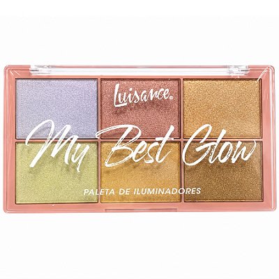 Paleta De Iluminador  My Best Glow - Luisance
