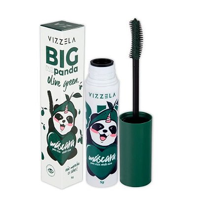 Mascara Para Cilios Big No Panda Olive Green - Vizzela