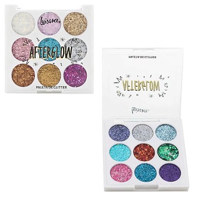 Paleta De Glitter Prensado Afterglow - Luisance