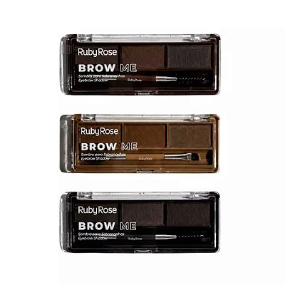 Trio De Sombra Para Sobrancelhas Brow Me - Ruby Rose
