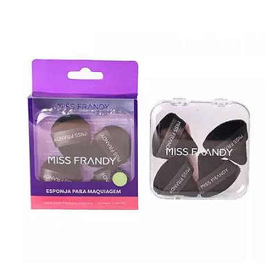 Kit 4 Esponjas Puff C/ Case - Miss Frandy