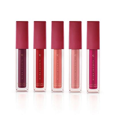 Batom Liquido Matte Skinny Niina Secrets