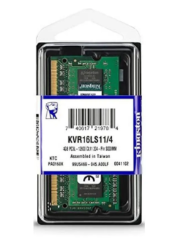 Memória Notebook Kingston 4GB DDR3 1600MHZ