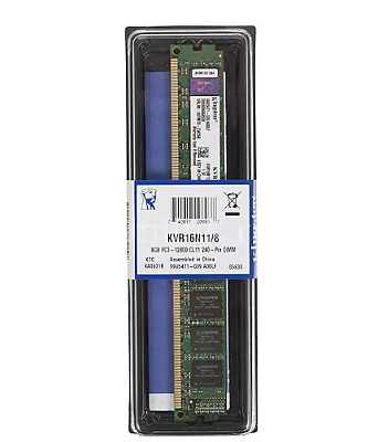 Memória RAM Kingston 8GB DDR3 1600MHZ