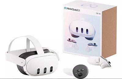 Meta Quest 3 Vr Headset 128gb Branco C/ Resident Evil 4 GRATIS